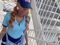 Mail Lady Itsblacharley Makes A Special Delivery!