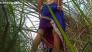Making Nude Video By Village Girl For Her Boyfriend In Fields