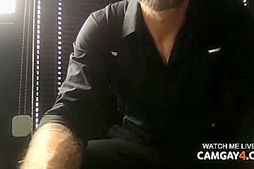 Man Masturbating In The Bathroom