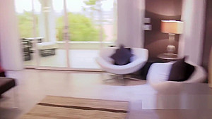 Married couple checks out their room as they engage in pre party sex