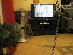Master feeds fetish from cock and breeds his ass