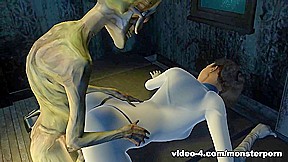 Matian Attacks Her Back Door - FreeMonsterPorn
