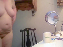 Mature Girlfriend getting Dressed Big Nipples