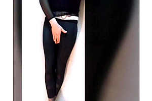 Me In Tight Leggins Home Before Go Outdoor
