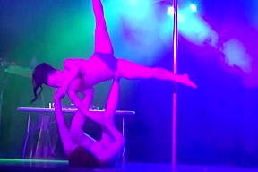 Me and Lucky Double Pole Dance