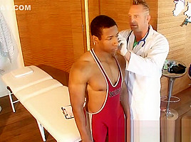 Medical Exam Big Black Dicked Wrestler