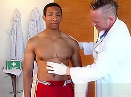 Medical Exam Big Black Dicked Wrestler