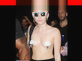 Mental Case Small Tits Celeb Miley Cyrus Fully Naked Compilation