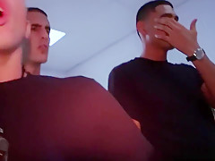 Military Officer Training the New Recruits Leads to Gay Sex
