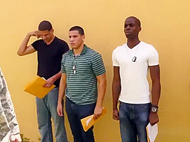 Military men blowjob with gay sex dolls Yes Drill Sergeant!