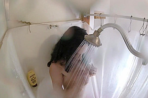 Miss Eva Mae - Morning Bimbo Workout Cold Shower Trans Shower play 2 !
