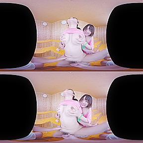 Mixed Groping VR - Lesbian Public Groping and Threesome