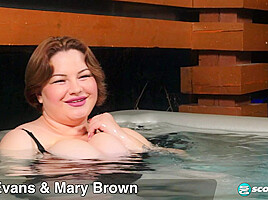 Molly Evans & Mary Brown: Hot Tub Girlfriends