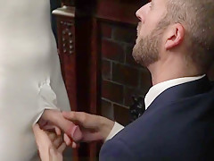 MormonBoyz - Priest leader barebacks young nervous boy