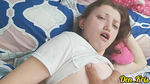 Morning Anal Sex With A Cute Girl She Loves To Suck A Dick And Get Fucked Hard Before Work