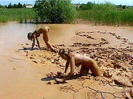 Mud soccer