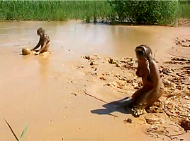 Mud soccer
