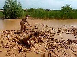 Mud soccer
