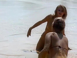 Mud soccer