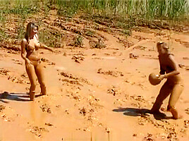Mud soccer