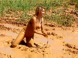 Mud soccer