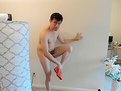 Muscle God Has Summoned You To Watch Him Jerkoff! Welcome To Paradise!
