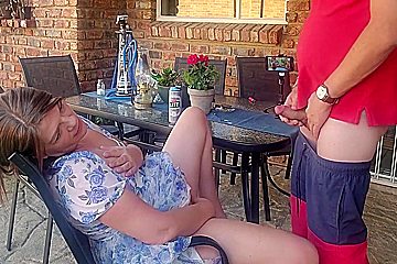 Mutual Masturbation Caught My Friends Wife Fingering Herself On The Patio So I Joined Her 7 Min