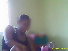 My Black Ebony Dominican Maid