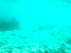 My Naked Diving On A Public Beach - Rate What I Can Do Underwater