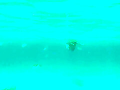 My Naked Diving On A Public Beach - Rate What I Can Do Underwater