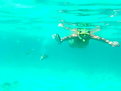 My Naked Diving On A Public Beach - Rate What I Can Do Underwater