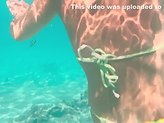 My Naked Diving On A Public Beach - Rate What I Can Do Underwater