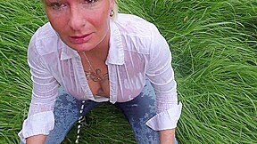 My dirty hobby angelalpha outdoor peeing in angels mouth