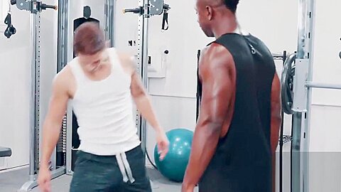 NOIR MALE Alone 2Gether in Gym? Eat Fuck that HOT ASS
