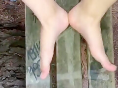 Nadia (new Model) Moves Her Sexy (size 39) Feet