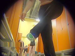 Naked girls in the locker room of the fitness club 0171
