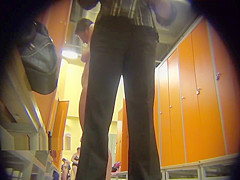 Naked girls in the locker room of the fitness club 0171