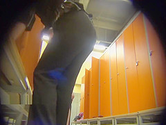 Naked girls in the locker room of the fitness club 0171
