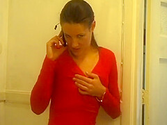 Natalies First Porn Performance Is A Brunette Whore Who