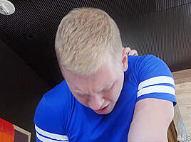 Nate Stenson In Hard Nailining Next To