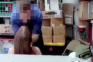 Naughty Redhead Steals Clothes From Store And Gets Caught