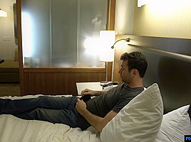 Naughty blonde babe, Kenzie Reeves is expecting a rough fuck with a stranger, in a hotel room