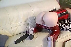 Naughty femdom fucks a guy doggystyle