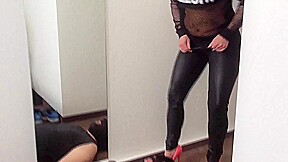 Never-ending foot agony for human trampling carpet by Femdom Austria