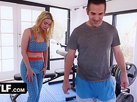 Newly Divorced Milf Swallows Huge Cumshot After Sweaty Workout - Angelica Coralvine