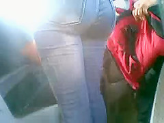 Nice Girl in bus Super Ass!!!