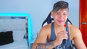 Nice Latin Twunk Cum Gay Porn