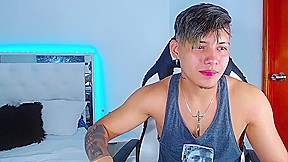 Nice Latin Twunk Cum Gay Porn