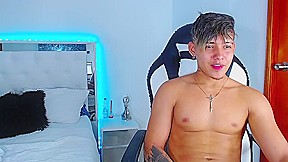 Nice Latin Twunk Cum Gay Porn