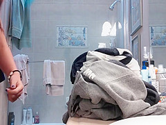 Nice teen 18+ Is Getting Ready For Shower